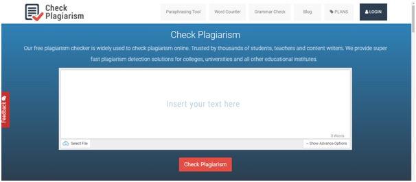 Check plagiarism